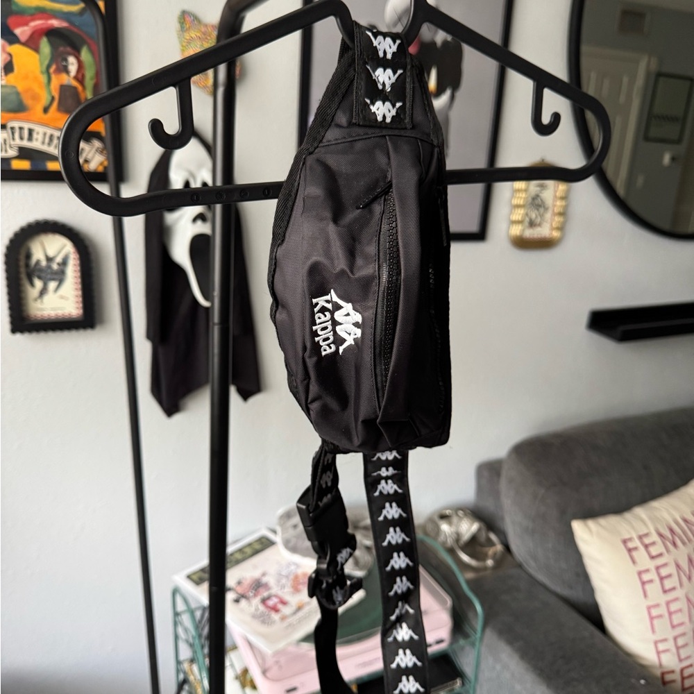 Kappa Black Crossbody Bag